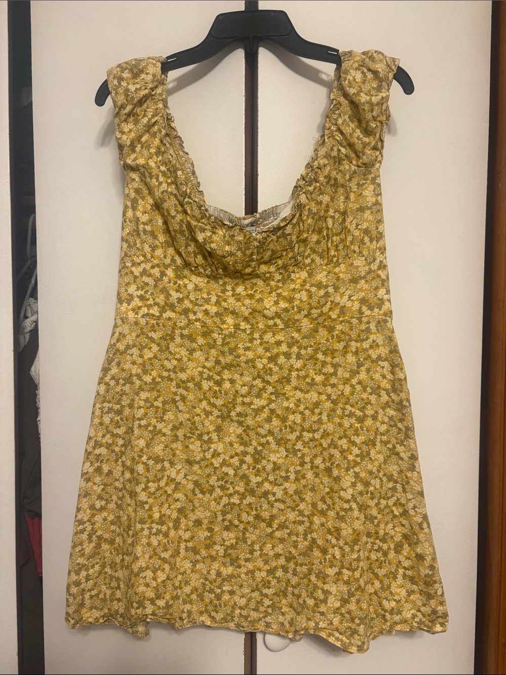 Zara Yellow Floral Sleeveless Sundress